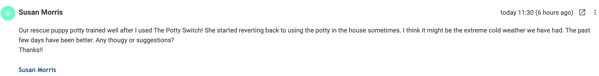 Potty Accidents No More Review Susan Morris